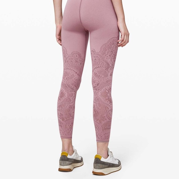 Lululemon Pink Zen Reveal Leggings - Picture 2 of 9